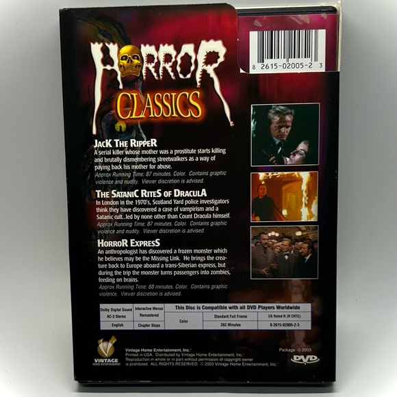 Halloween Horrors 9 Classics DVDs Lucifer Complex & Beyond Bermuda Triangle RARE - Picture 5 of 16